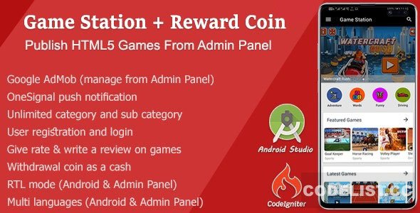 Game Station + Reward Coin v1.6.0 » Premium Scripts, Plugins & Mobile