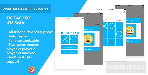 Tic Tac Toe iOS App v1.0 » Premium Scripts, Plugins & Mobile