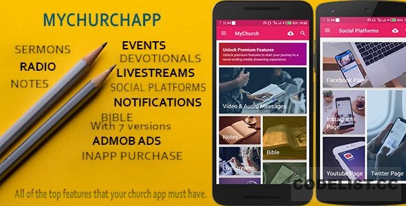 My Church App v1.0 - connect your church to a mobile world » Premium Scripts, Plugins & Mobile