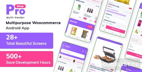 ProShop Multi Vendor v2.0.0 - Multipurpose Woocommerce Android App » Premium Scripts, Plugins & Mobile