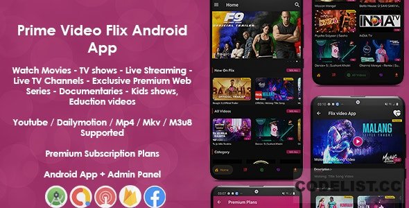 Prime Video Flix App v6.0 » Premium Scripts, Plugins & Mobile