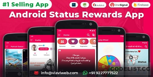 Android Status App With Reward Point v13.0 &raquo; Premium Scripts, Plugins &amp; Mobile