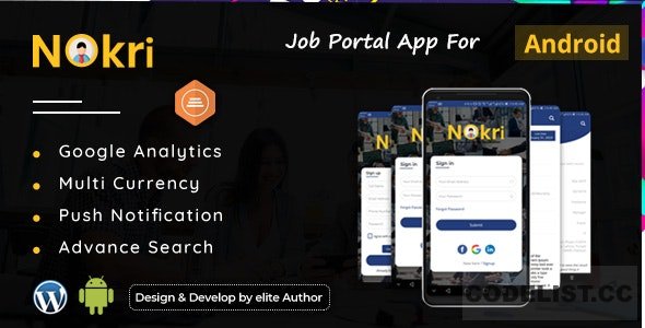 Nokri v2.2.7 - Job Board Native Android App » Premium Scripts, Plugins & Mobile