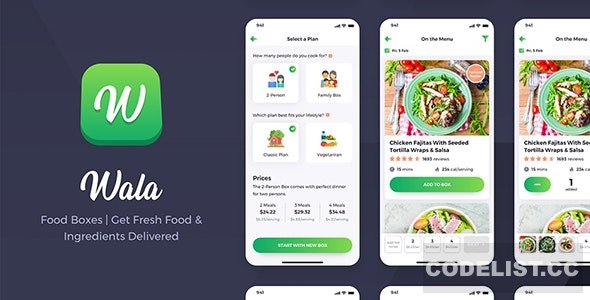 Wala v1.0 - Food & Delivery React Native App Template &raquo; Premium Scripts, Plugins &amp; Mobile