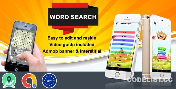 Word Search (Admob + GDPR + Android Studio) - 26 august 2020 » Premium Scripts, Plugins & Mobile