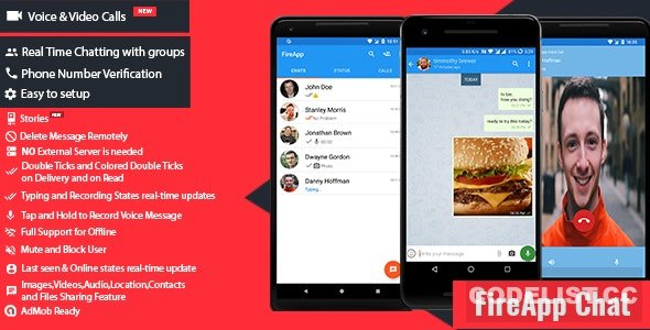 FireApp Chat v1.3.1 - Android Chatting App with Groups Inspired by WhatsApp » Premium Scripts, Plugins & Mobile