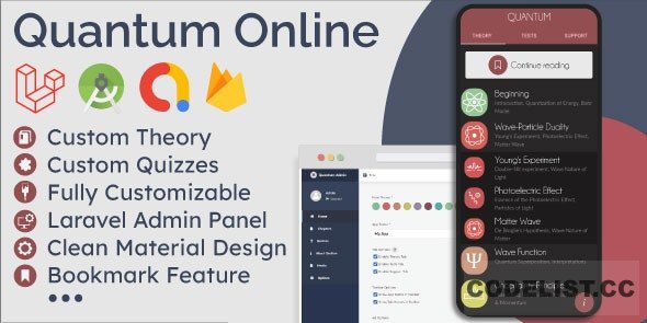 Educational App (Theory & Quizzes) + Admin Panel v1.2.0 » Premium Scripts, Plugins & Mobile