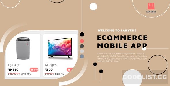 Lanvere v1.0 - ecommerce mobile app iPhone » Premium Scripts, Plugins & Mobile