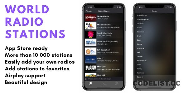 World Radio App v1.0 » Premium Scripts, Plugins & Mobile