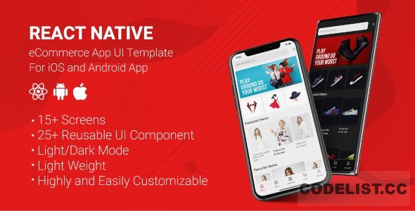 React Native Store UI Template v1.0 » Premium Scripts, Plugins & Mobile