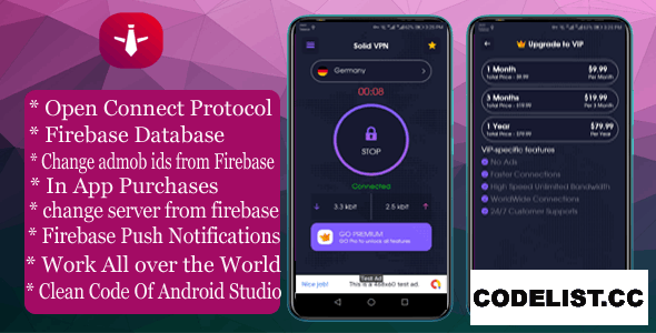 Solid VPN With Firebase Database And OPEN CONNECT PROTOCOL v1.0.0 &raquo; Premium Scripts, Plugins &amp; Mobile