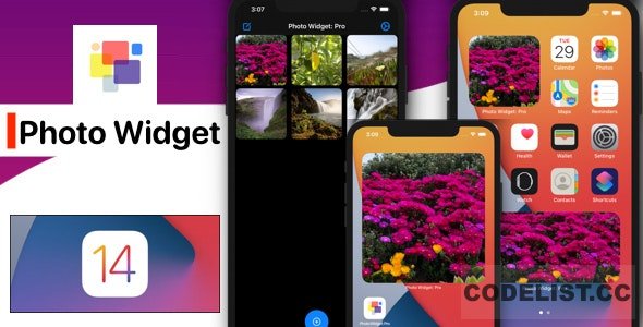 iOS 14 Photo Widget App v1.2 - (New iOS 14 Widget, SwiftUI) » Premium Scripts, Plugins & Mobile