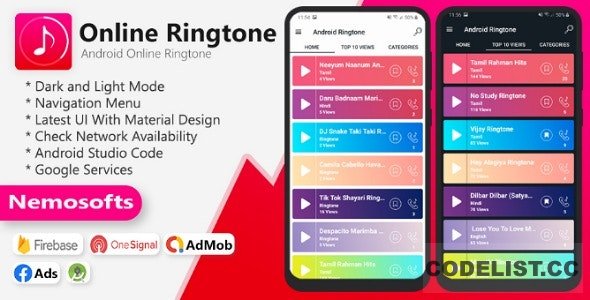 Android Online Ringtone v2.0.0 » Premium Scripts, Plugins & Mobile