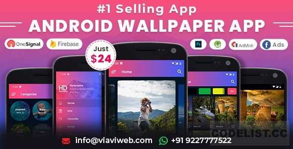 Android Wallpapers App v1.0 - (HD, Full HD, 4K, Ultra HD Wallpapers) - nulled » Premium Scripts, Plugins & Mobile