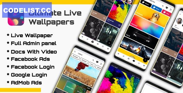 Ultimate Live Wallpapers Application (GIF/Video/Image) v2.0 » Premium Scripts, Plugins & Mobile