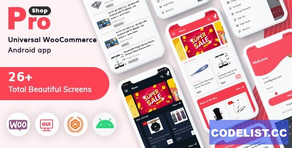 ProShop v12.0 - WooCommerce Multipurpose E-commerce Android Full Mobile App + kotlin » Premium Scripts, Plugins & Mobile
