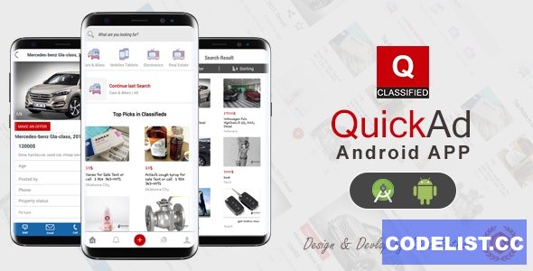 Quickad v1.6 - Classified Native Android App &raquo; Premium Scripts, Plugins &amp; Mobile