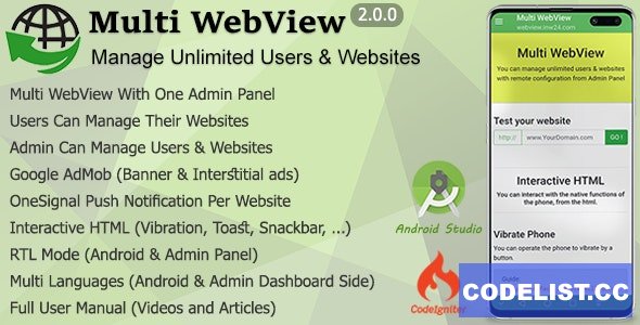 Multi WebView + Admin Panel v2.0 » Premium Scripts, Plugins & Mobile