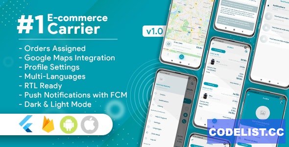 Carrier For E-Commerce Flutter App v1.0 » Premium Scripts, Plugins & Mobile