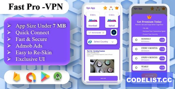 Fast-Pro VPN App v4.0 - VPN Unblock Proxy » Premium Scripts, Plugins & Mobile