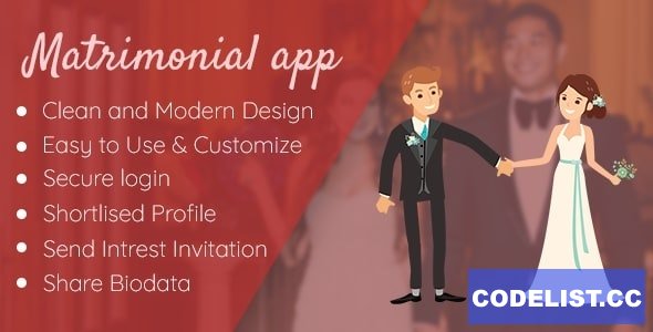 Matrimonial - Wedding App - Admin Panel - Website &raquo; Premium Scripts, Plugins &amp; Mobile