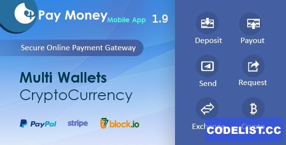 PayMoney v1.9 - Mobile App » Premium Scripts, Plugins & Mobile
