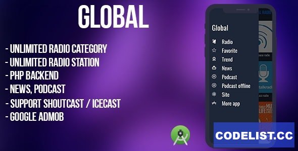 Global - radio, news, podcast + backend (19 May 2020) » Premium Scripts, Plugins & Mobile