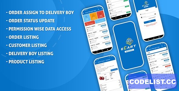 eCart v1.0.1 - Ecommerce Admin / Store Manager app » Premium Scripts, Plugins & Mobile