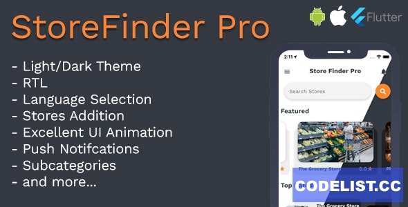 StoreFinder Pro Full App Flutter v1.0 » Premium Scripts, Plugins & Mobile