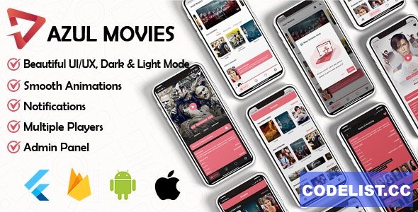 Movies App v1.0 - Admin panel ( movies & series & tv shows...) Flutter » Premium Scripts, Plugins & Mobile