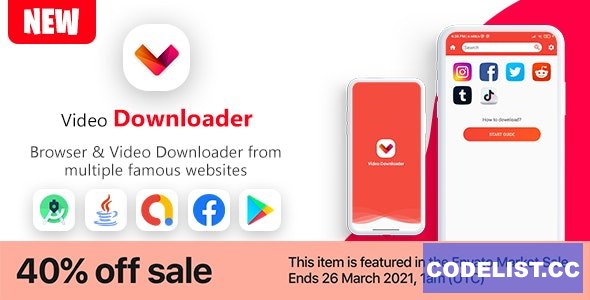 New Video Downloader & Browser App v1.0 » Premium Scripts, Plugins & Mobile