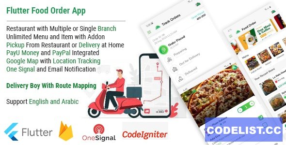 Single Restaurant Food Order Flutter full product Android & IOS + Delivery boy Native Android app v1.0 » Premium Scripts, Plugins & Mobile