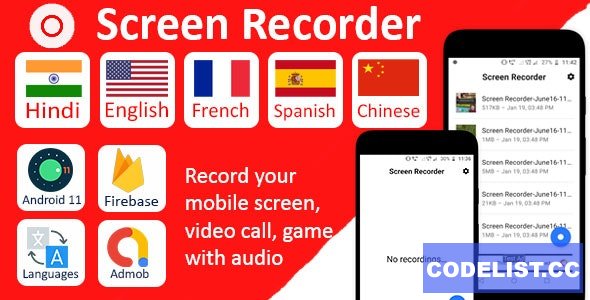 Screen Recorder Pro with Audio v1.0.1 » Premium Scripts, Plugins & Mobile
