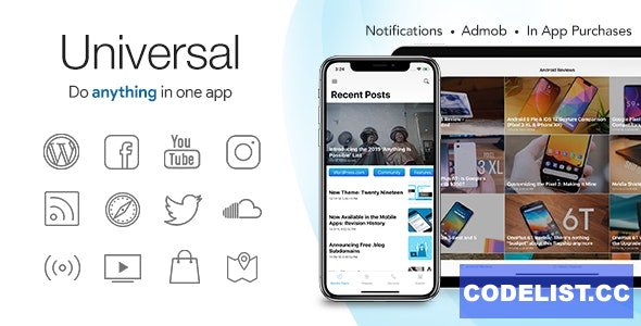 Universal for IOS v4.4.7 - Full Multi-Purpose IOS app » Premium Scripts, Plugins & Mobile