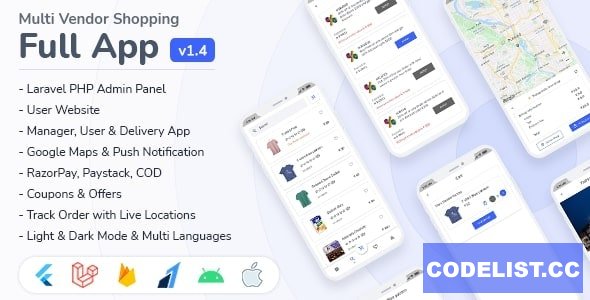 EMall v1.4 - Flutter Shopping Full App » Premium Scripts, Plugins & Mobile
