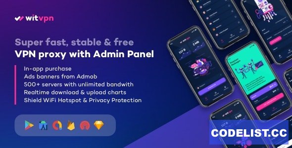 WitVPN v3.1 - super fast, secure, stable & free VPN proxy for Android » Premium Scripts, Plugins & Mobile