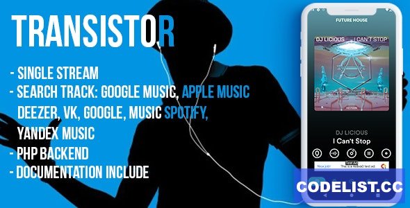 Transistor B (android) v1.0 - live radio, chat, news, php backend » Premium Scripts, Plugins & Mobile