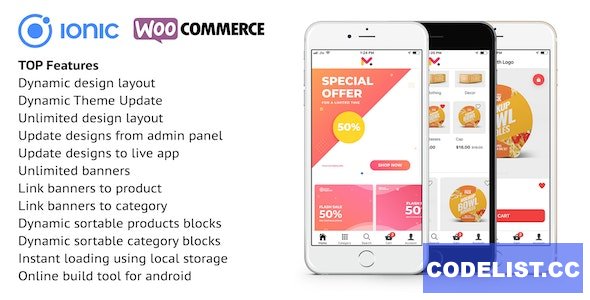 Ionic 5 app for WooCommerce v5.5 » Premium Scripts, Plugins & Mobile