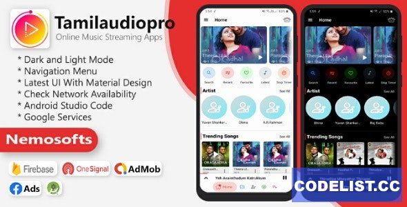 Tamilaudiopro - Online Music Streaming Apps - 3 March 2022 » Premium Scripts, Plugins & Mobile