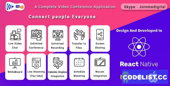 JoinMe Video Conference Tool (Android + iOS + Web APP + Desktop) 22 october 2020 » Premium Scripts, Plugins & Mobile