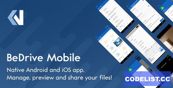 BeDrive Mobile v1.0.5 - Native Flutter Android and iOS app for File Storage PHP Script » Premium Scripts, Plugins & Mobile