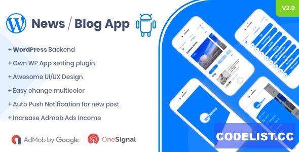 WP News v2.1.0 - Native Android App for WordPress » Premium Scripts, Plugins & Mobile