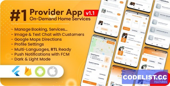 Service Provider App for On-Demand Home Services Complete Solution v3.2.0 » Premium Scripts, Plugins & Mobile