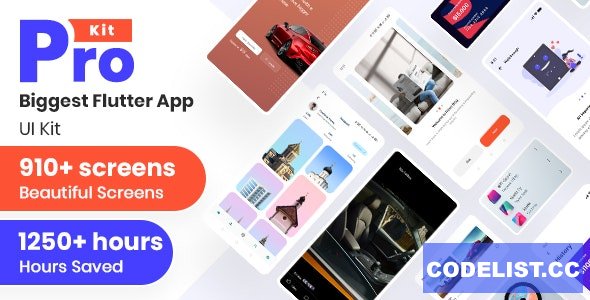 Prokit v31.0 - Biggest Flutter 2.0 UI Kit » Premium Scripts, Plugins & Mobile