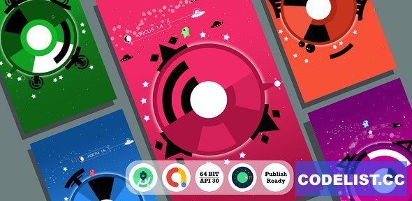 Moon Escape v2.0 - Android Studio + Admob + Reward Video + Inapp + Leaderboard + ready to publish » Premium Scripts, Plugins & Mobile