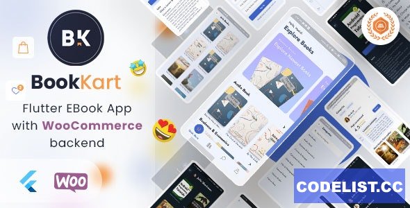 Bookkart v20.0 - Flutter Ebook Reader App For Wordpress with WooCommerce &raquo; Premium Scripts, Plugins &amp; Mobile