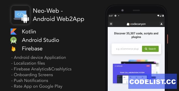 Neo-Web v1.0.0 - Android Web2App » Premium Scripts, Plugins & Mobile