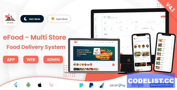 eFood v4.1 - Food Delivery App with Laravel Admin Panel + Delivery Man App » Premium Scripts, Plugins & Mobile