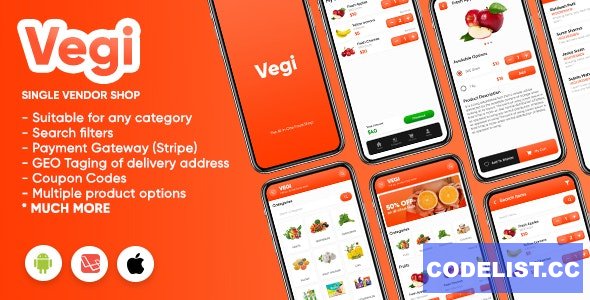 Vegi - The Ultimate Grocery - Food - Milk Ordering app - 2 March 2022 » Premium Scripts, Plugins & Mobile
