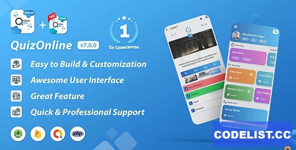 Quiz Online v7.0.7 - nulled » Premium Scripts, Plugins & Mobile
